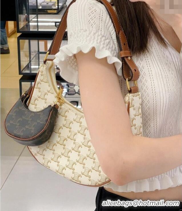 Good Looking Celine Mini Ava Signature Print Pouch 0115 2025