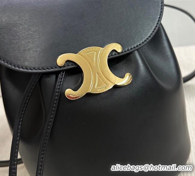 Grade Quality Celine Backpack Bonnie Bag in Smooth Calfskin 118703 Black 2025