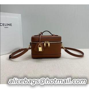 Best Product Celine Vanity Bag in Natural Calfskin 119463 Tan Brown 2025