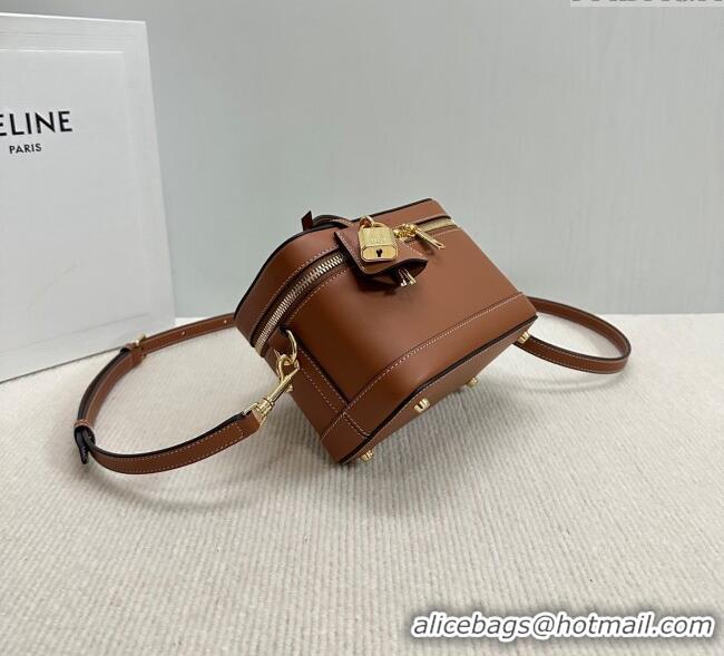 Best Product Celine Vanity Bag in Natural Calfskin 119463 Tan Brown 2025