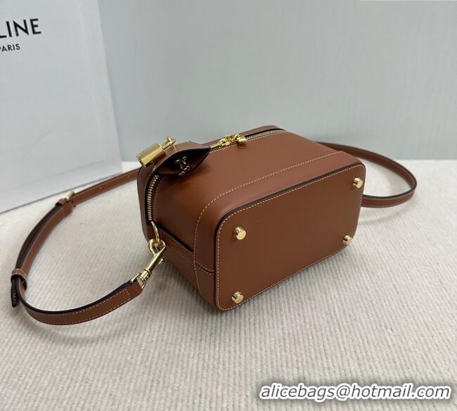 Best Product Celine Vanity Bag in Natural Calfskin 119463 Tan Brown 2025