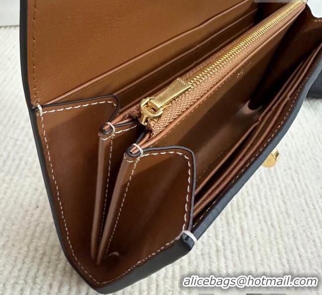 Best Price Celine Large Wallet 16 in Satinated Calfskin 10M033 Brown 2025