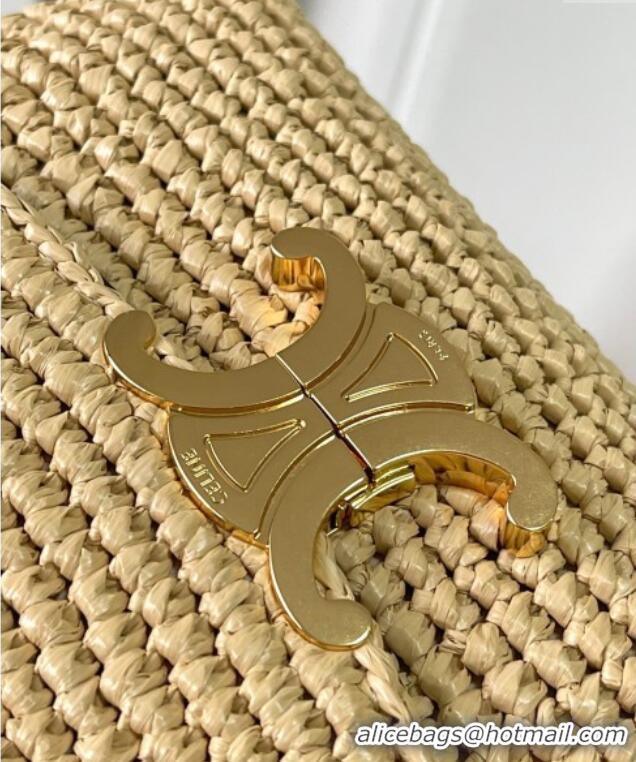 Grade Quality Celine Teen Nino Bag in Straw-Like 118113 Beige 2025