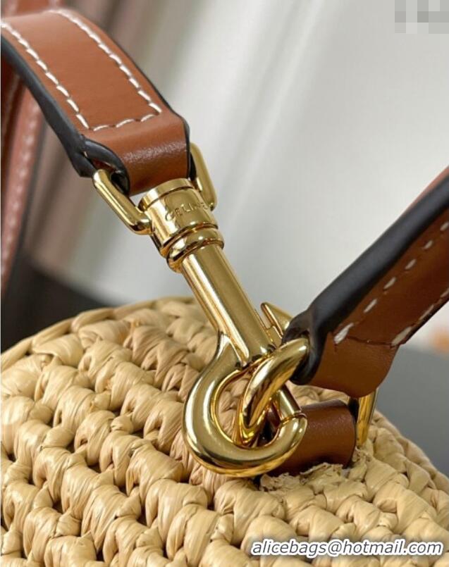 Grade Quality Celine Teen Nino Bag in Straw-Like 118113 Beige 2025