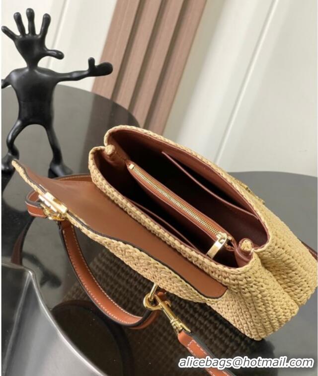 Grade Quality Celine Teen Nino Bag in Straw-Like 118113 Beige 2025