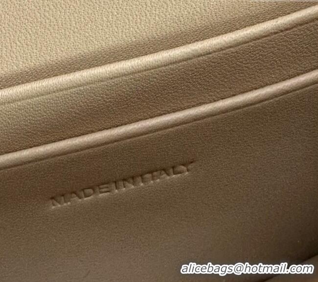 Modern Classic Celine Triomphe Card Case Wallet 10L583 Beige 2025