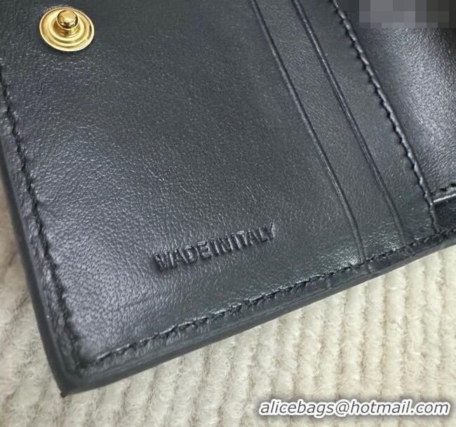 Best Product Celine Compact Wallet Triomphe Charm in Calfskin 10M103 Black 2025