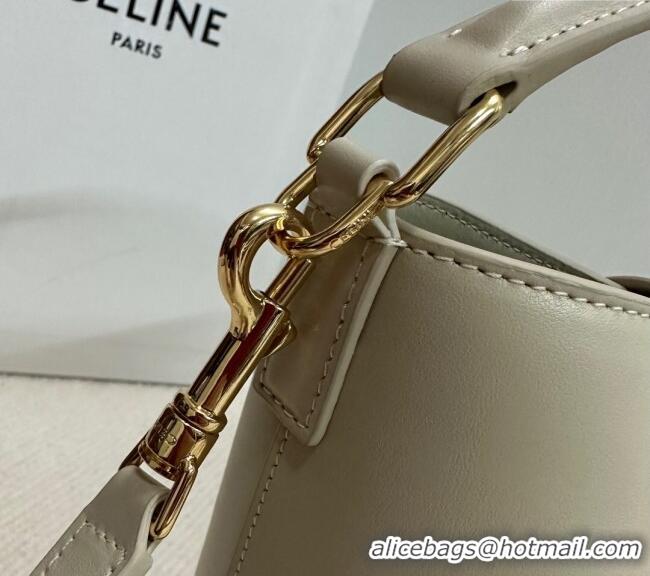 Spot Bulk Celine Small Bucket Bag Louise in Smooth Calfskin 119173 Light Stone 2025