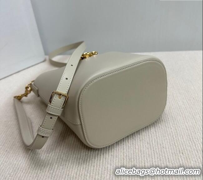 Spot Bulk Celine Small Bucket Bag Louise in Smooth Calfskin 119173 Light Stone 2025