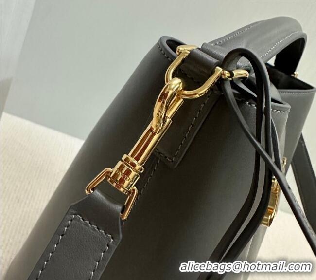 Spot Bulk Celine Medium Louise Bucket bag in Smooth Calfskin 116613 Grey 2025