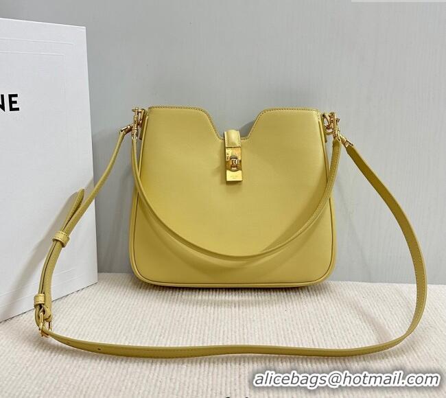 Stylish Discount Celine Small Camille16 Soft Bag in Smooth Calfskin 120693 Spring Yellow 2025