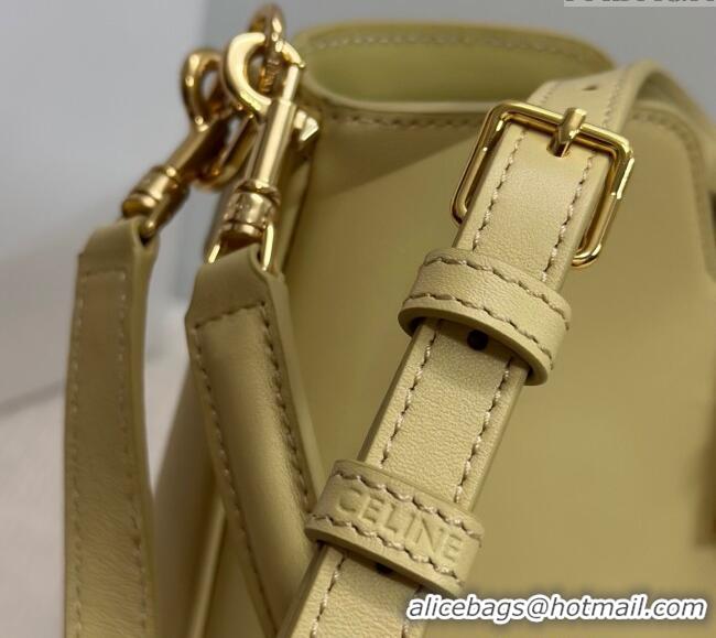 Stylish Discount Celine Small Camille16 Soft Bag in Smooth Calfskin 120693 Spring Yellow 2025