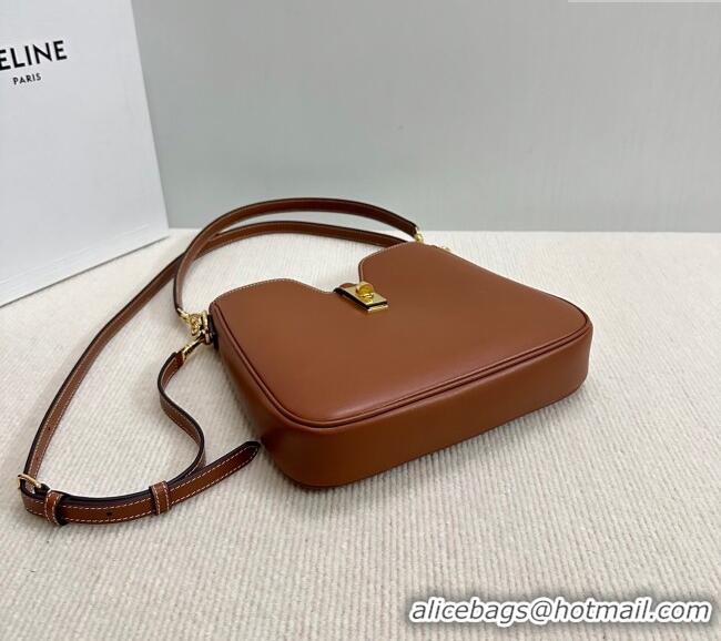 Spot Bulk Celine Small Camille16 Soft Bag in Smooth Calfskin 120693 Tan Brown 2025