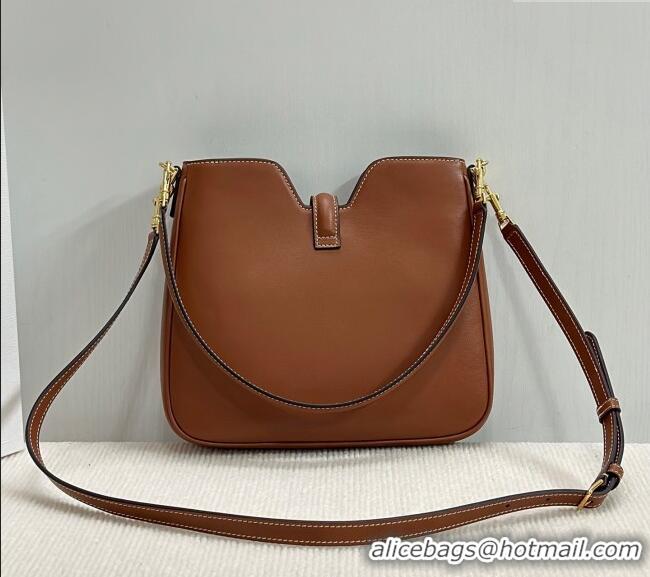Spot Bulk Celine Small Camille16 Soft Bag in Smooth Calfskin 120693 Tan Brown 2025