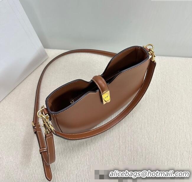 Spot Bulk Celine Small Camille16 Soft Bag in Smooth Calfskin 120693 Tan Brown 2025