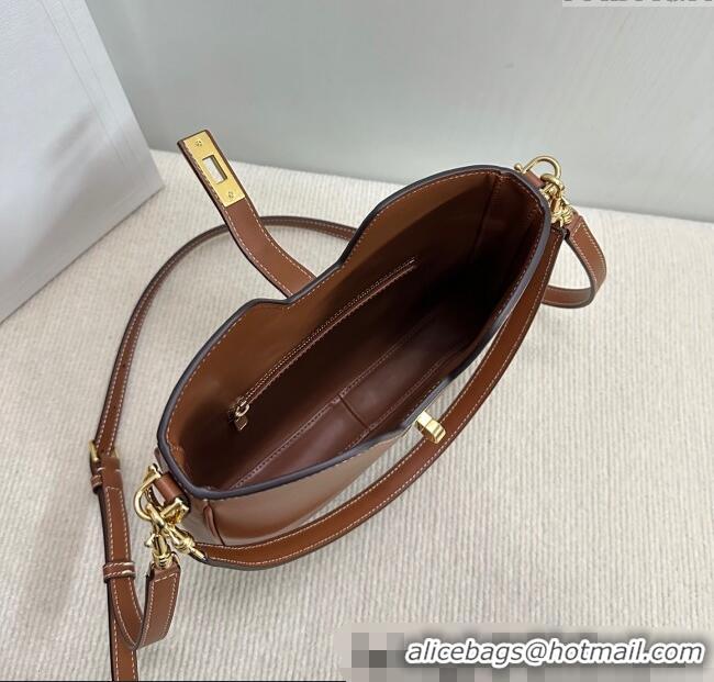 Spot Bulk Celine Small Camille16 Soft Bag in Smooth Calfskin 120693 Tan Brown 2025