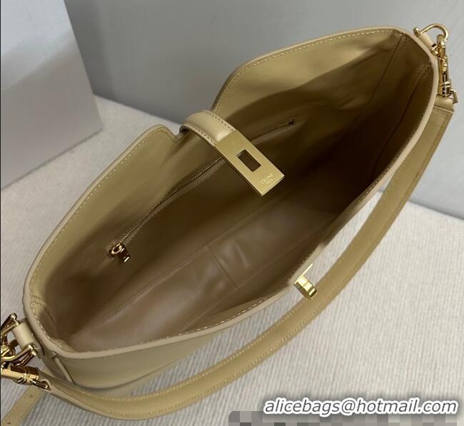 Luxury Classic Celine Medium Camille16 Soft Bag in Smooth Calfskin 119563 Sand Beach 2025