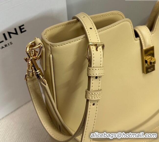 Luxury Classic Celine Medium Camille16 Soft Bag in Smooth Calfskin 119563 Sand Beach 2025