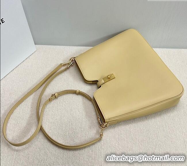 Luxury Classic Celine Medium Camille16 Soft Bag in Smooth Calfskin 119563 Sand Beach 2025