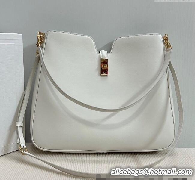 Market Sells Celine Medium Camille16 Soft Bag in Smooth Calfskin 119563 White 2025
