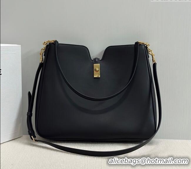 Inexpensive Celine Medium Camille16 Soft Bag in Smooth Calfskin 119563 Black 2025