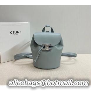 Buy Cheap Celine Backpack Bonnie Bag in Smooth Calfskin 118703 Ice Blue 2025