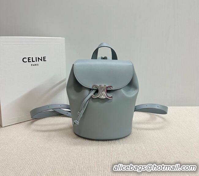Buy Cheap Celine Backpack Bonnie Bag in Smooth Calfskin 118703 Ice Blue 2025
