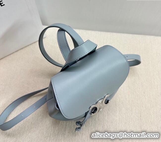 Buy Cheap Celine Backpack Bonnie Bag in Smooth Calfskin 118703 Ice Blue 2025