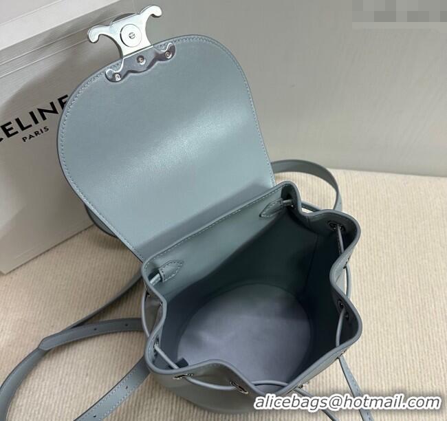 Buy Cheap Celine Backpack Bonnie Bag in Smooth Calfskin 118703 Ice Blue 2025
