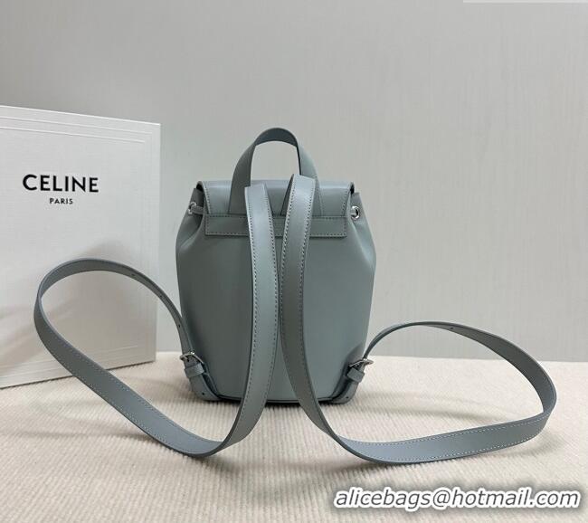 Buy Cheap Celine Backpack Bonnie Bag in Smooth Calfskin 118703 Ice Blue 2025