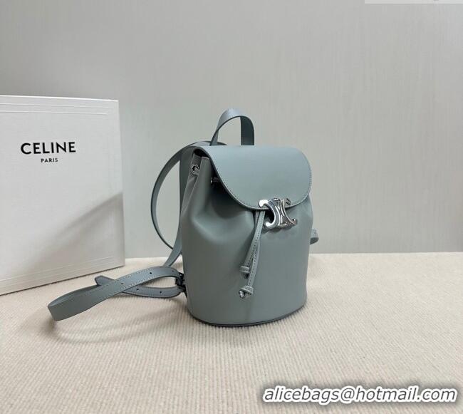 Buy Cheap Celine Backpack Bonnie Bag in Smooth Calfskin 118703 Ice Blue 2025