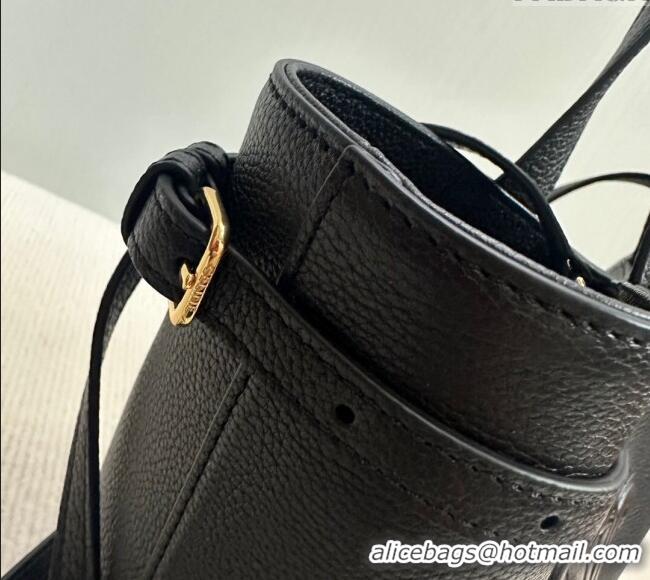 Market Sells Celine Mini Cabas Anais Cuir Triomphe Tote Bag in Grained Calfskin 118613 Black 2025