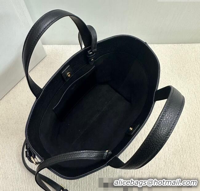 Market Sells Celine Mini Cabas Anais Cuir Triomphe Tote Bag in Grained Calfskin 118613 Black 2025