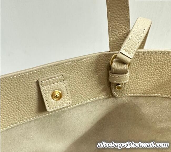 Best Price Celine Mini Cabas Anais Cuir Triomphe Tote Bag in Grained Calfskin 118613 Light Apricot 2025