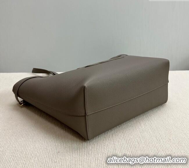 Big Discount Celine Medium Cabas Anais Cuir Triomphe Tote Bag in Grained Calfskin 116853 Dark Grey 2025