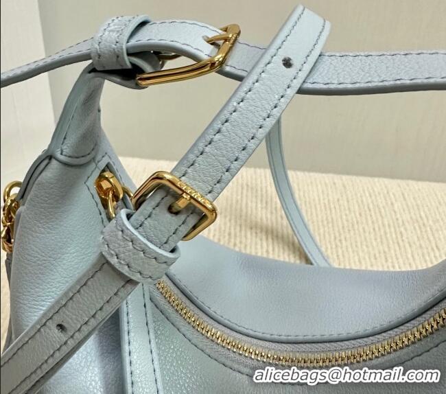 Best Price Celine Teen Lulu Bag in Grained Calfskin 120723 Glacier Blue 2025