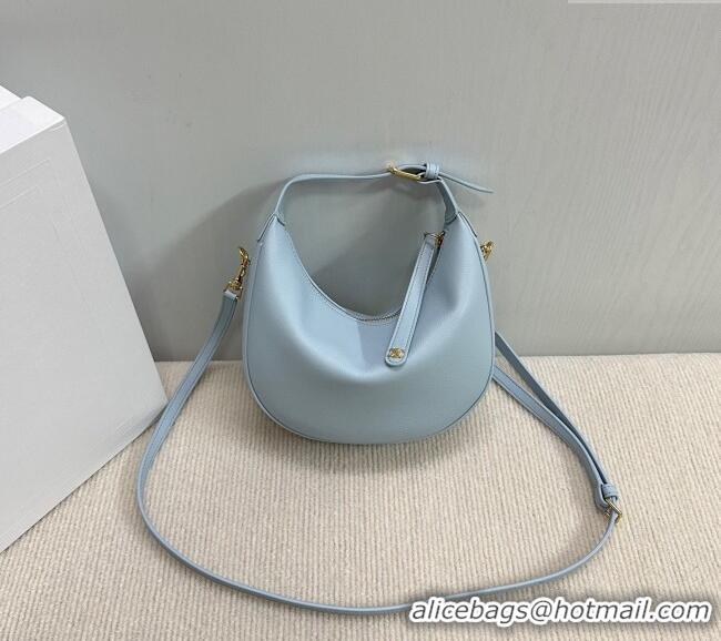 Best Price Celine Teen Lulu Bag in Grained Calfskin 120723 Glacier Blue 2025