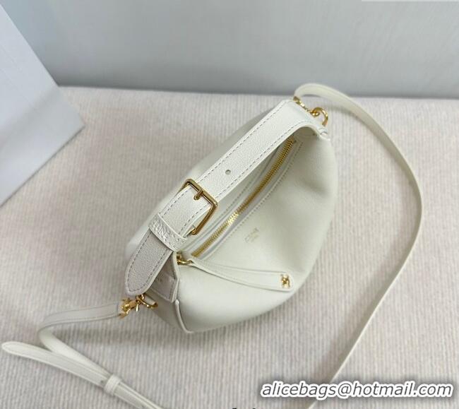 Spot Bulk Celine Teen Lulu Bag in Grained Calfskin 120723 White 2025