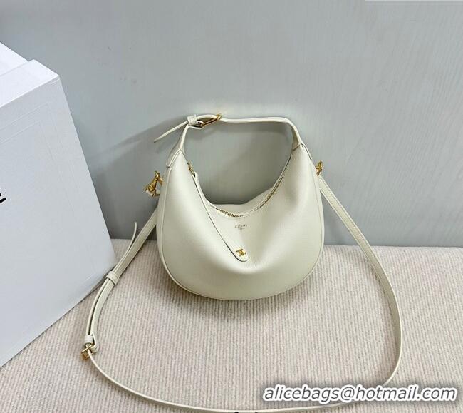 Spot Bulk Celine Teen Lulu Bag in Grained Calfskin 120723 White 2025