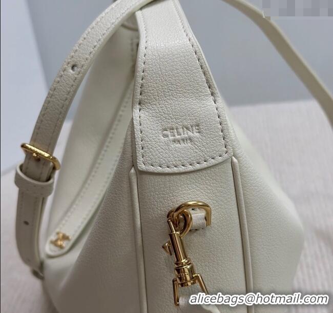 Spot Bulk Celine Teen Lulu Bag in Grained Calfskin 120723 White 2025