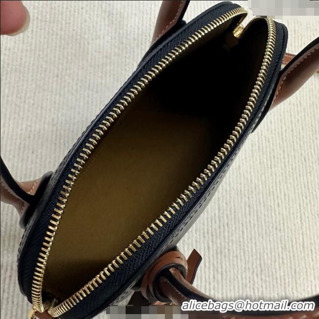 New Cheap Celine Teen Honorine Bag in Triomphe Canvas and Calfskin 120682 Brown 2025