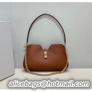 Spot Wholesale Celine Shoulder Camille16 Soft Bag in Smooth Calfskin 122073 Brown 2025