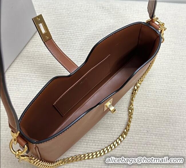Spot Wholesale Celine Shoulder Camille16 Soft Bag in Smooth Calfskin 122073 Brown 2025