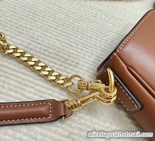 Spot Wholesale Celine Shoulder Camille16 Soft Bag in Smooth Calfskin 122073 Brown 2025