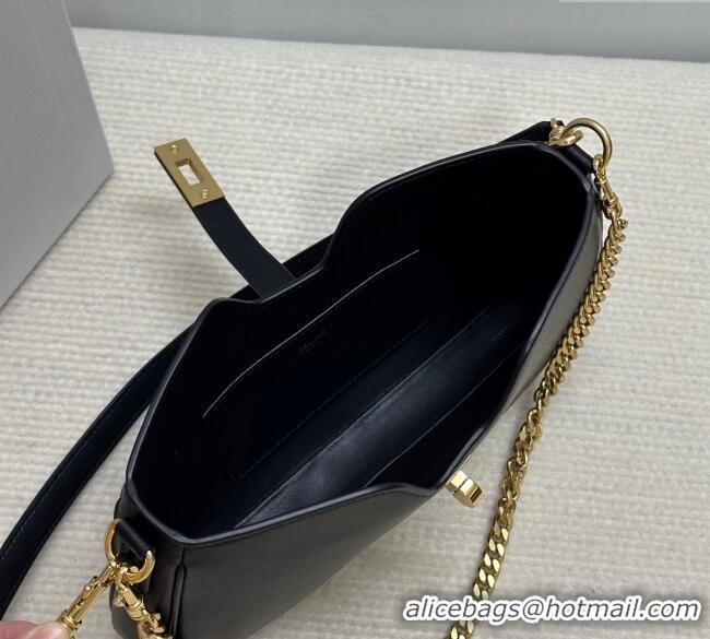 Buy Grade Celine Shoulder Camille16 Soft Bag in Smooth Calfskin 122073 Black 2025