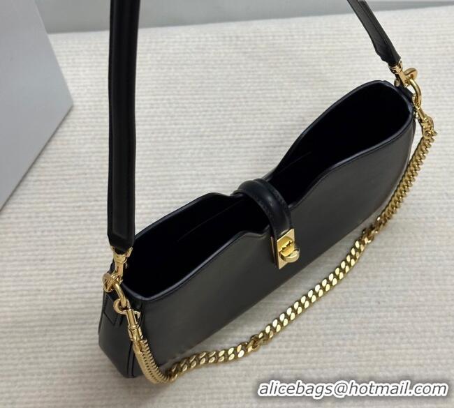 Buy Grade Celine Shoulder Camille16 Soft Bag in Smooth Calfskin 122073 Black 2025