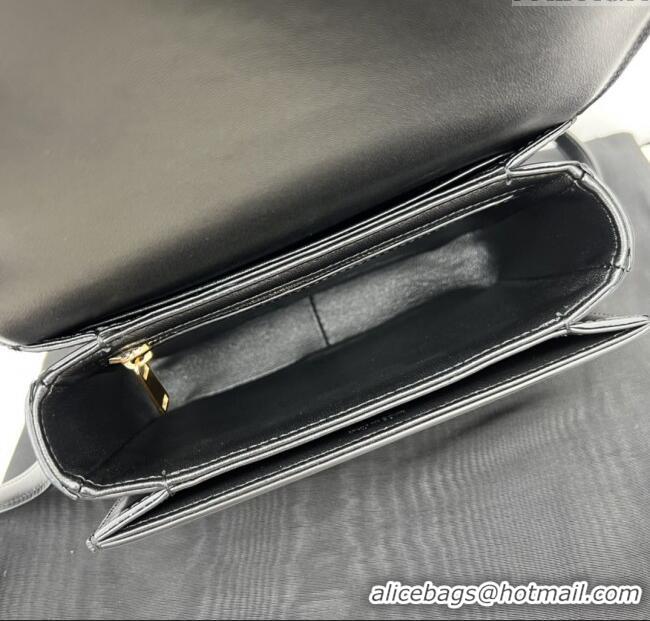 Spot Bulk Celine Teen Triomphe Bag in Shiny Calfskin 188423 Black 2025