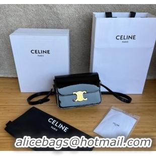 Shop Cheap Celine Teen Triomphe Bag in Patent Calfskin 188423 Black 2025