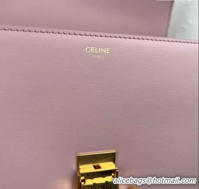 Buy Discount Celine Classique Triomphe Bag in Shiny Calfskin 187363 Sakura Pink 2025
