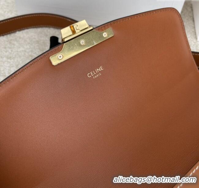 Promotional Celine Classique Triomphe Bag in Triomphe Canvas & Calfskin 187363 White 2025